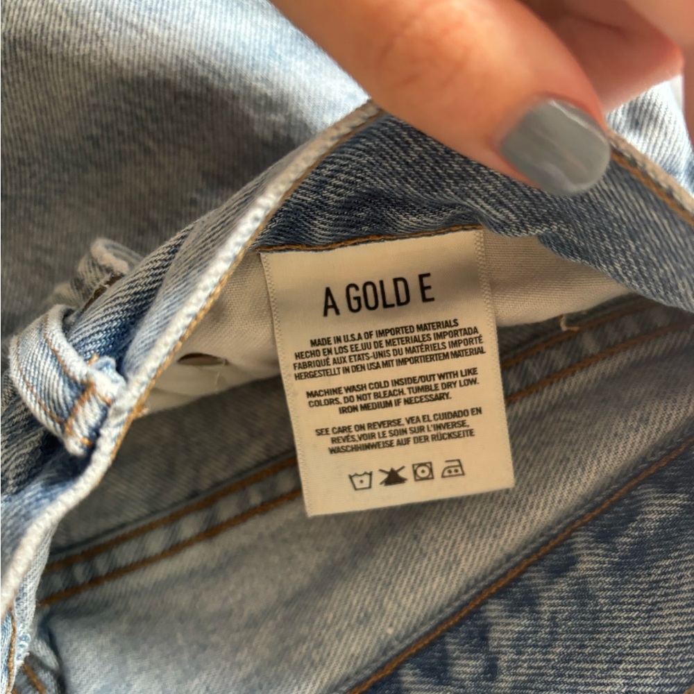 Agolde Riley High Rise Straight Crop - Picture 7 of 8